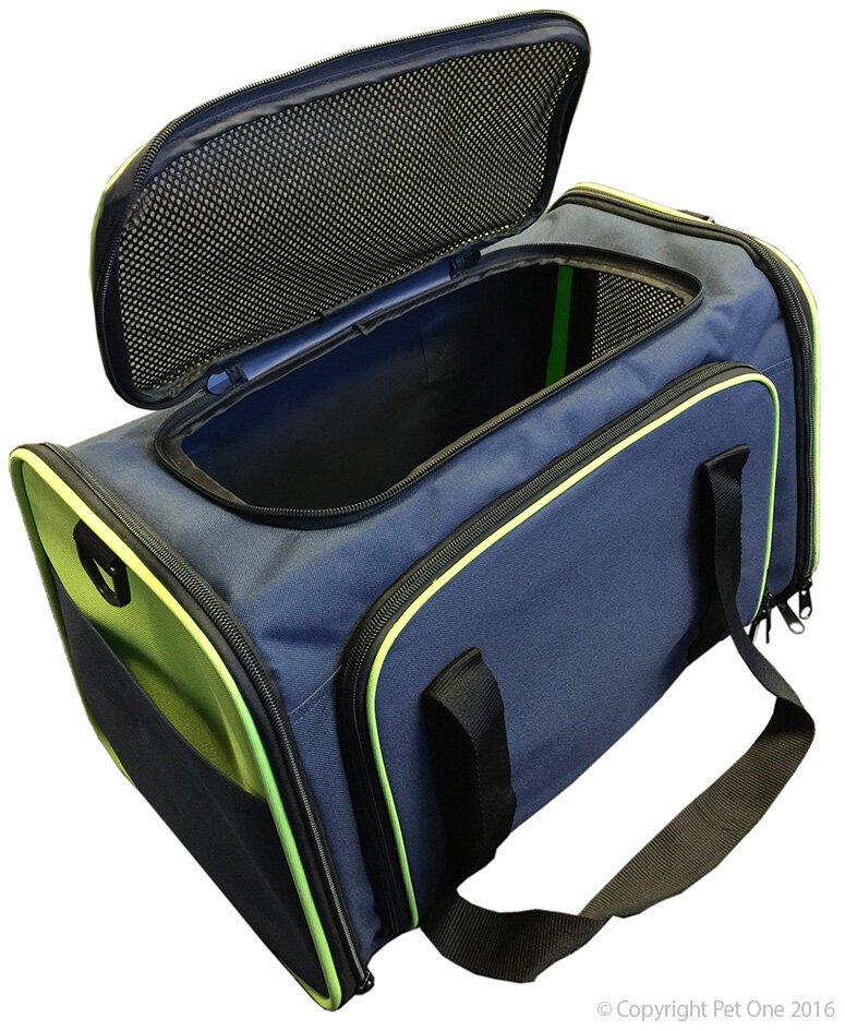 Pet One Soft Expandable Carrier with Zip DogTravel Pet Shop Auckland Pet.kiwi Pet One