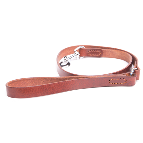 Full Grain Leather Lead with Swivel Ring