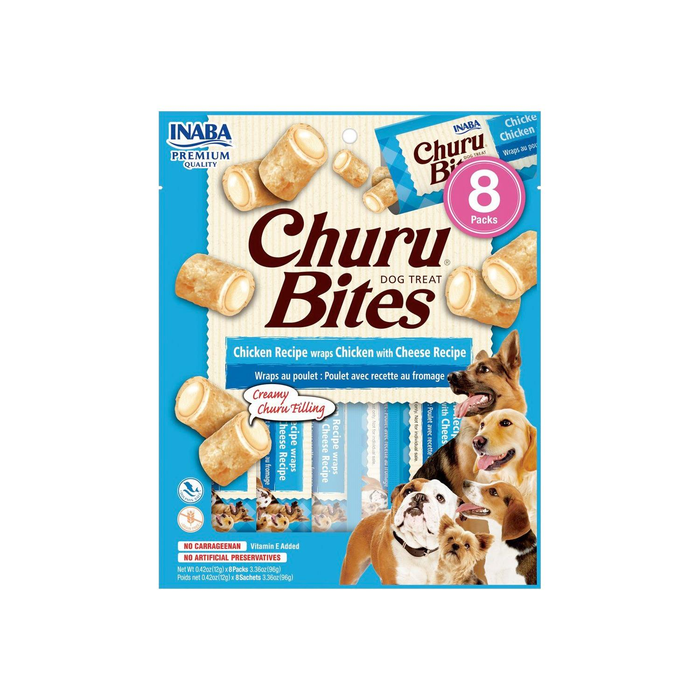 Inaba Churu Dog Bites - Chicken with Cheese