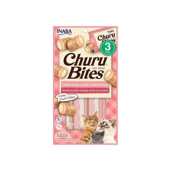 Inaba Churu Cat Bites - Chicken Tuna with Salmon 10g x 3pk