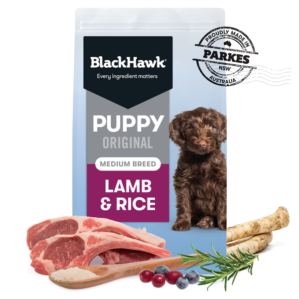 Blackhawk Medium Breed Lamb & Rice Puppy Food
