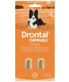 Drontal Dog Chew 10kg 2pk