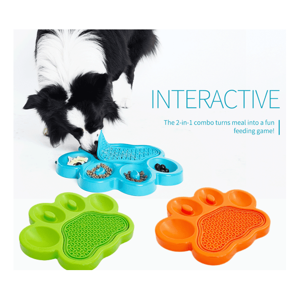 PAW 2 IN 1 Slow Feeder & Lick Pad