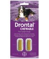 Drontal Dog Chew 35kg 2pk