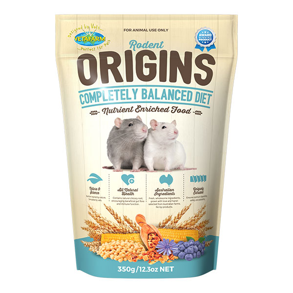 Vetafarm Origins Rodent Diet (for Rats and Mice)