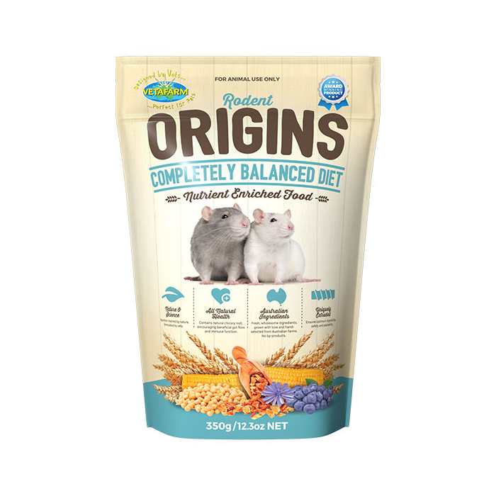 Vetafarm Origins Rodent Diet (for Rats and Mice)