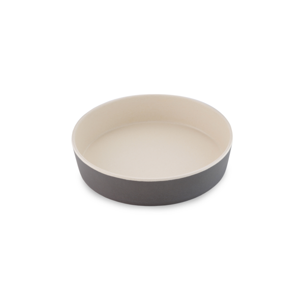 Beco Classic Bamboo Cat Bowl - Coastal Grey