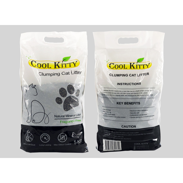 Dust-Free Mineral Clumping Cat Litter 5kg