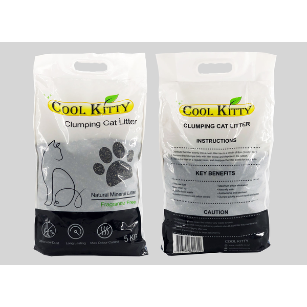 Dust-Free Mineral Clumping Cat Litter 5kg