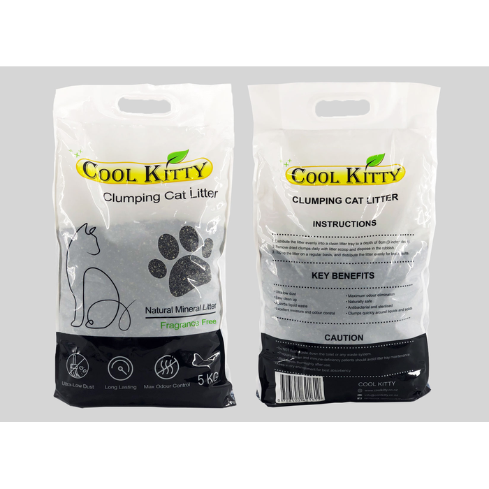 Dust-Free Mineral Clumping Cat Litter 5kg