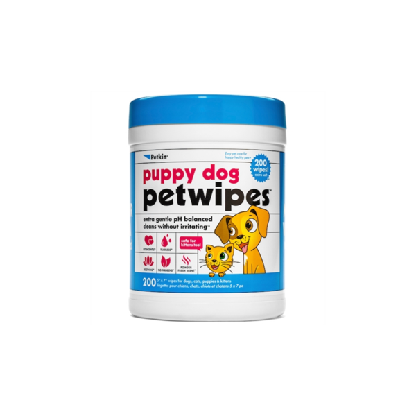 Petkin Puppy Pet Wipes 200pk