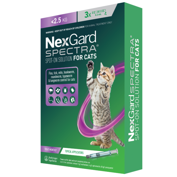 Nexgard Spectra for Small Cats (0.8-2.4kg)