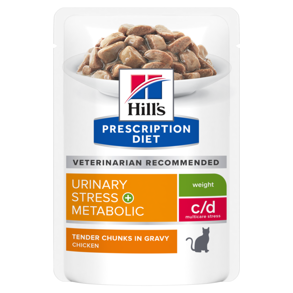 Hill's Prescription Diet Feline Metabolic + Urinary Stress Chicken Pouch