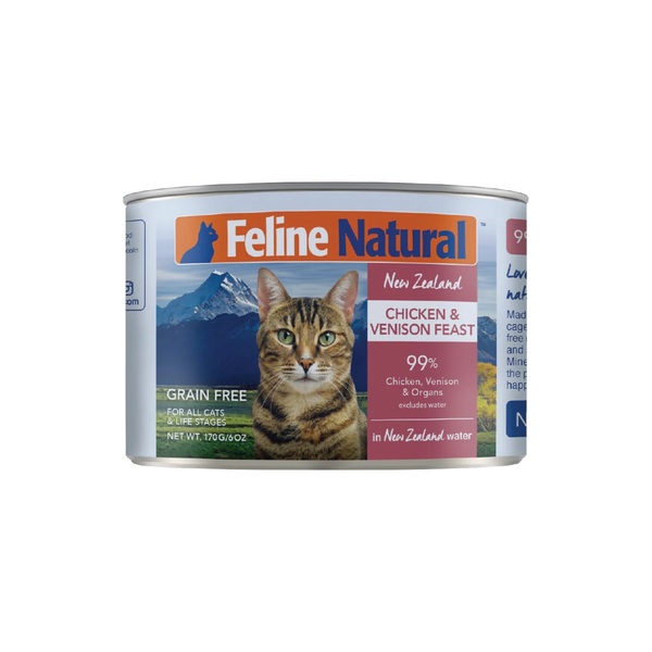 Feline Natural Canned Chicken & Venison Feast