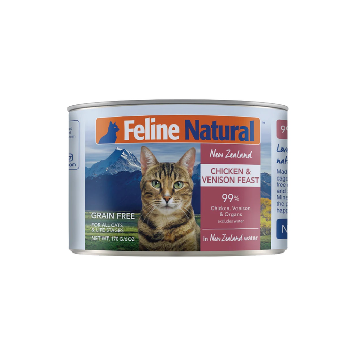 Feline Natural Canned Chicken & Venison Feast