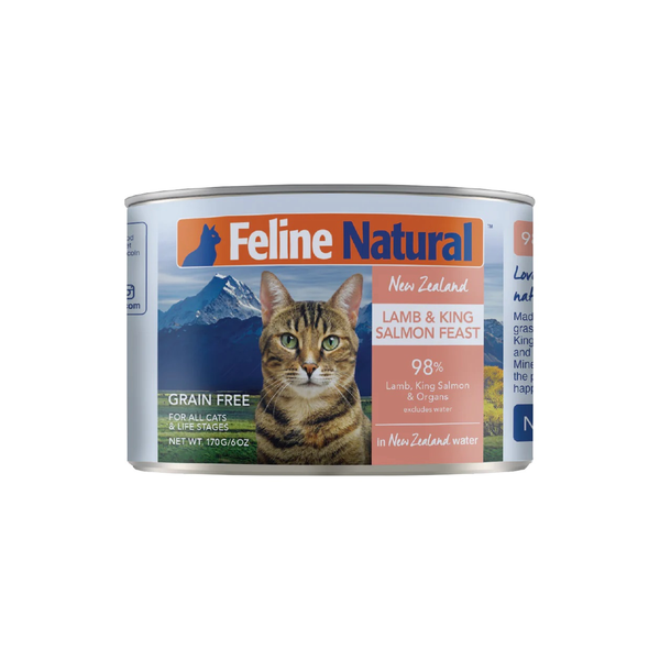 Feline Natural Canned Lamb & Salmon Feast