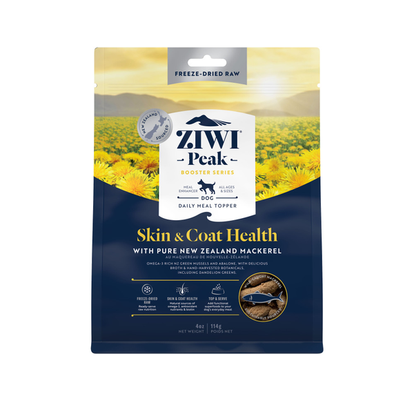 Freeze-Dried Mackerel Dog Food Booster - Skin & Coat