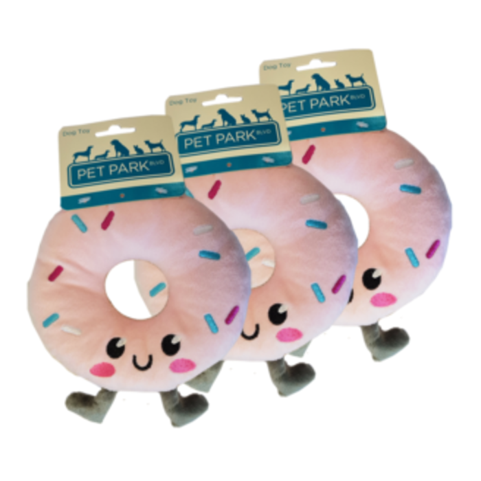 Foodies Donut Dog Toy - Single
