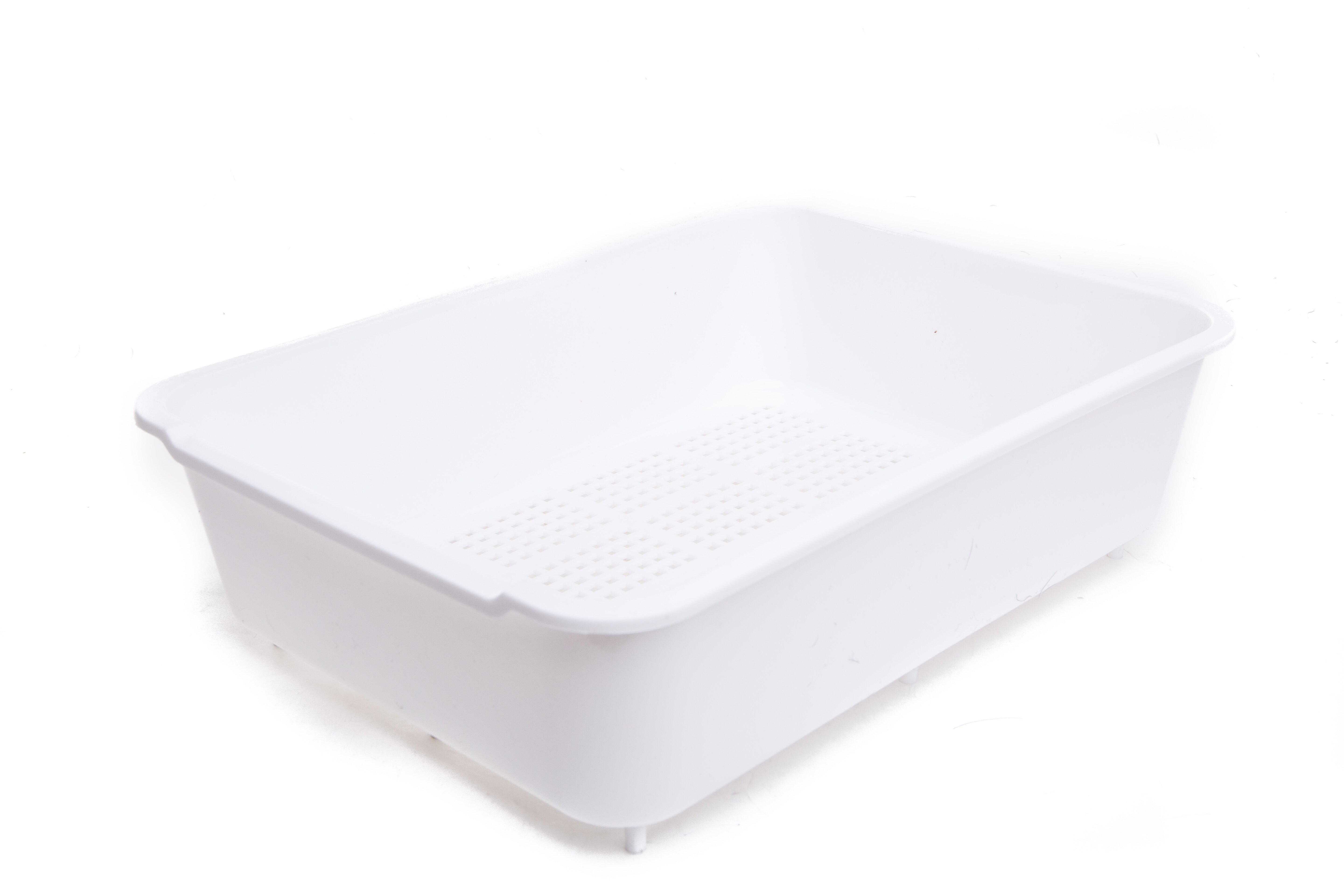 High Rim Litter Tray with Grate CatCleaning & Toileting Litter