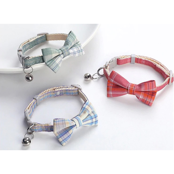 Cat Collar - Lattice Bow Tie