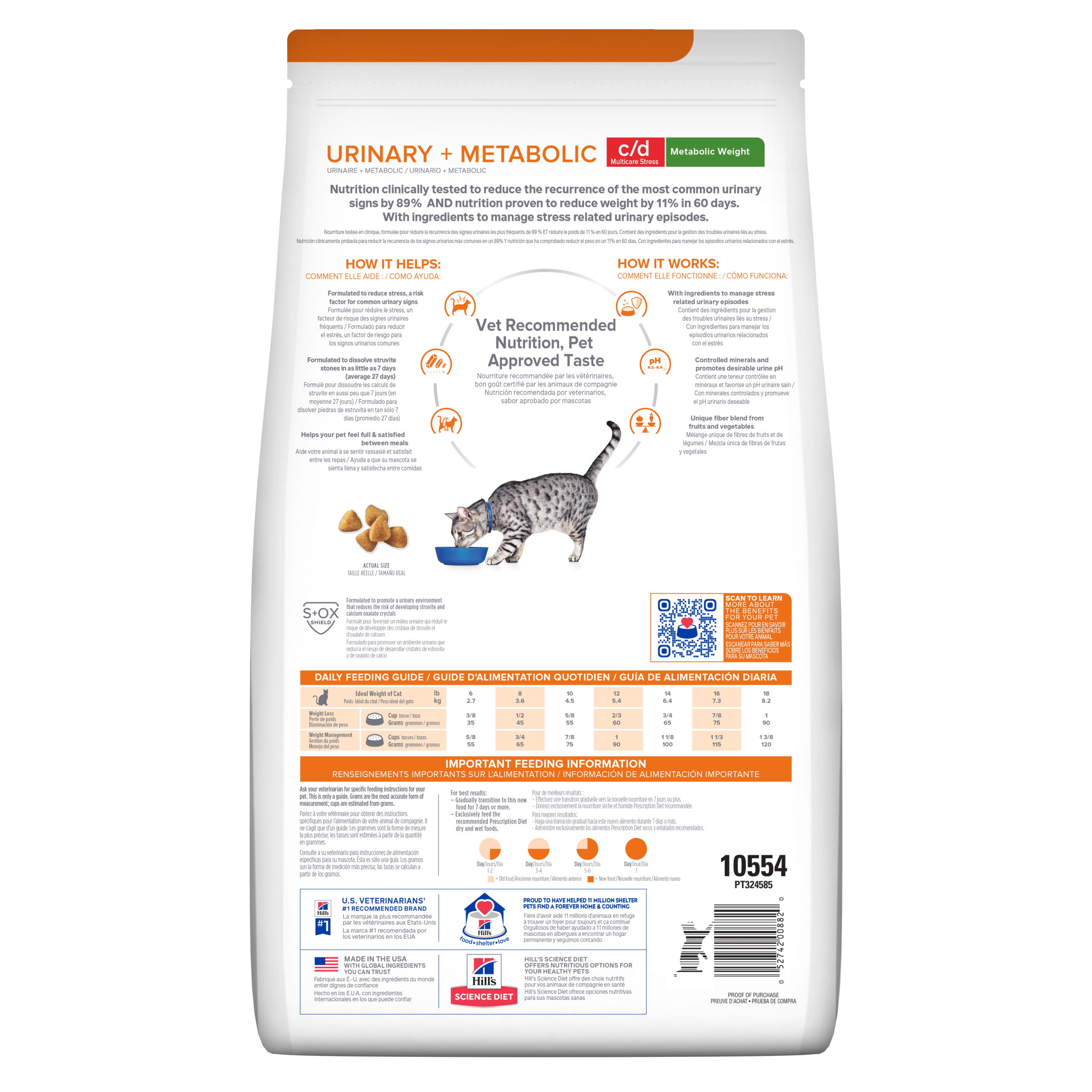 Hill s Prescription Diet Feline Metabolic Stress Vet Only