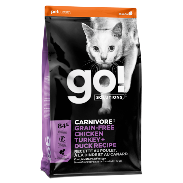 CARNIVORE Grain Free Chicken, Turkey & Duck Dry Cat Food