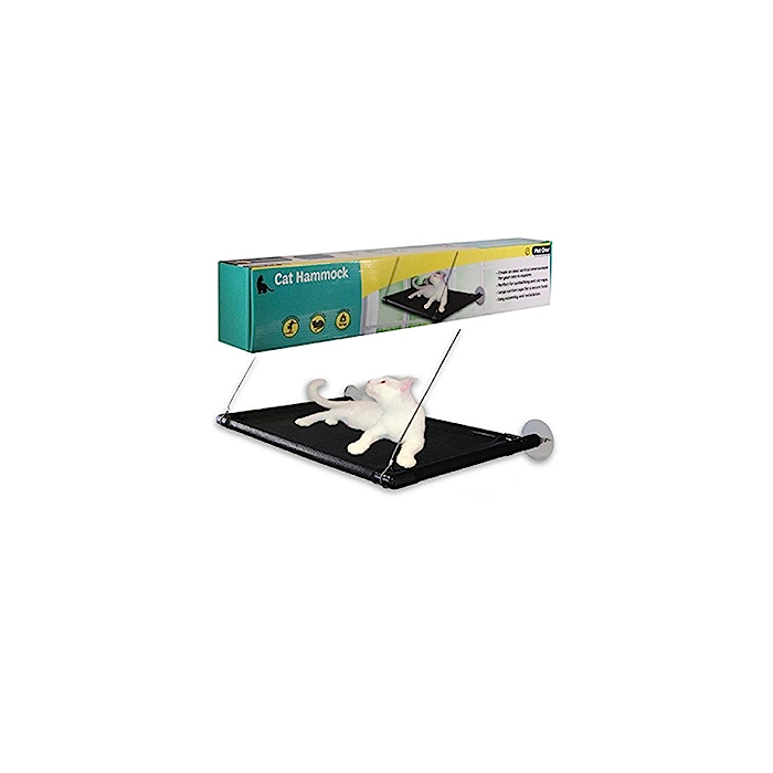 Pet One Cat Window Hammock - Black
