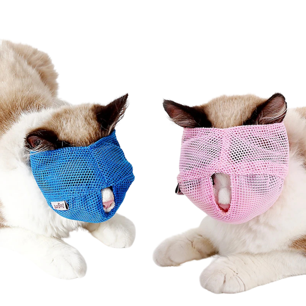 Breathable Mesh Cat Muzzle