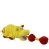 Hungry Hippo Squeak Rope Dog Toy