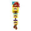 Playdoh Rope Dog Toy with Yellow Plush Cans