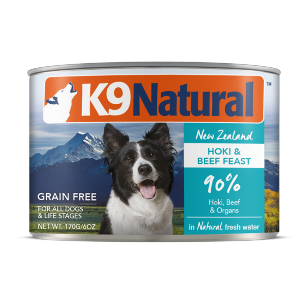 Hoki & Beef Feast Wet Dog Food 170g