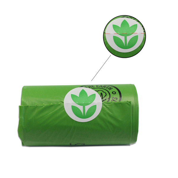 Single Bio Countdown Poop Bags - 1 x 15 bags