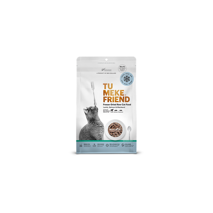 Freeze Dried Lamb, Salmon and Mackerel Cat Food
