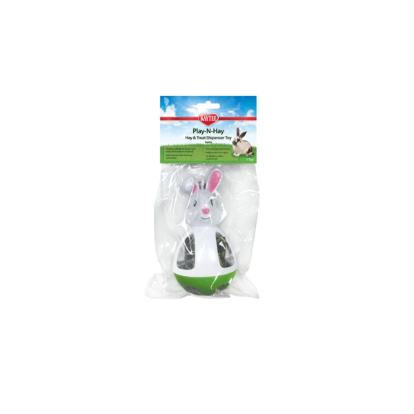 KT Play & Hay Dispenser- Rabbit