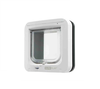 Microchip Cat Flap - Grey/White