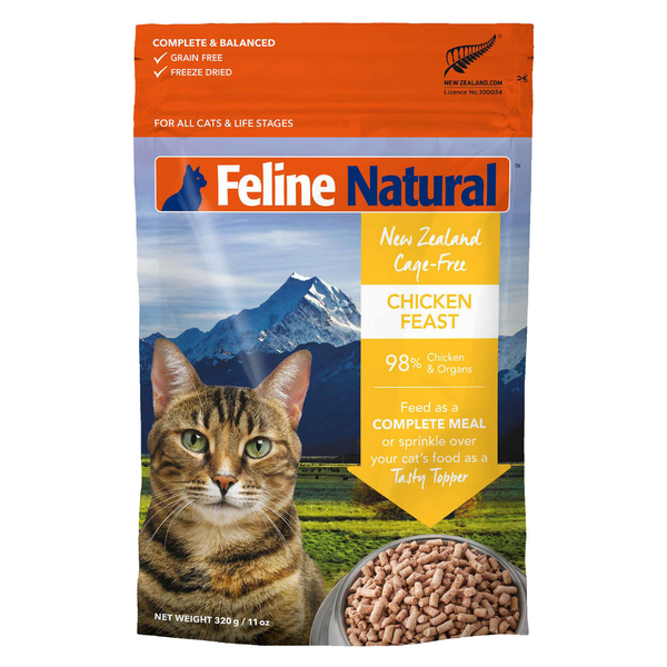 Chicken Feast Freeze-Dried Cat Food