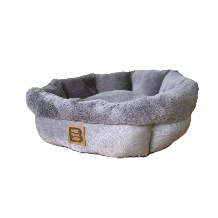 Cozy Round Bed - Grey 