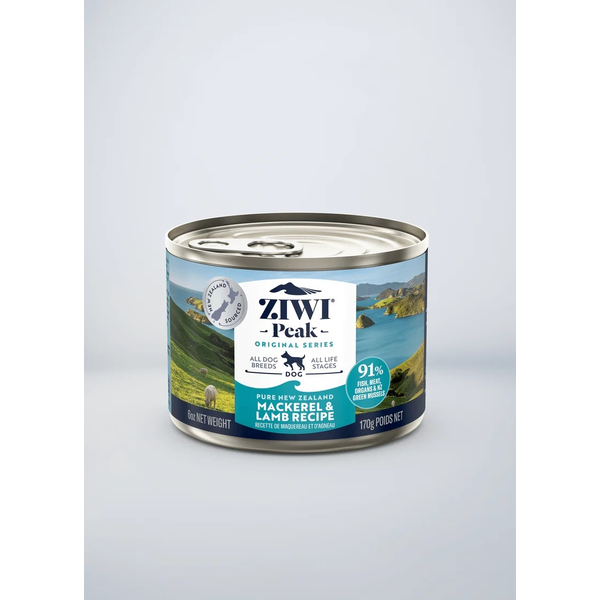 Canned Mackerel & Lamb Dog Food 170g