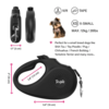 Retractable Leash- Black