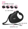 Retractable Leash- Black