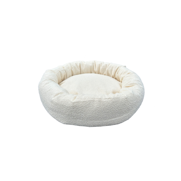 Round Boucle Pet Bed