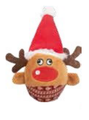 Xmas Rattle Ball Cat Toy - Single