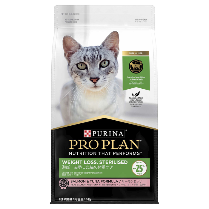 ProPlan Cat Weight Loss Sterilised Salmon & Tuna