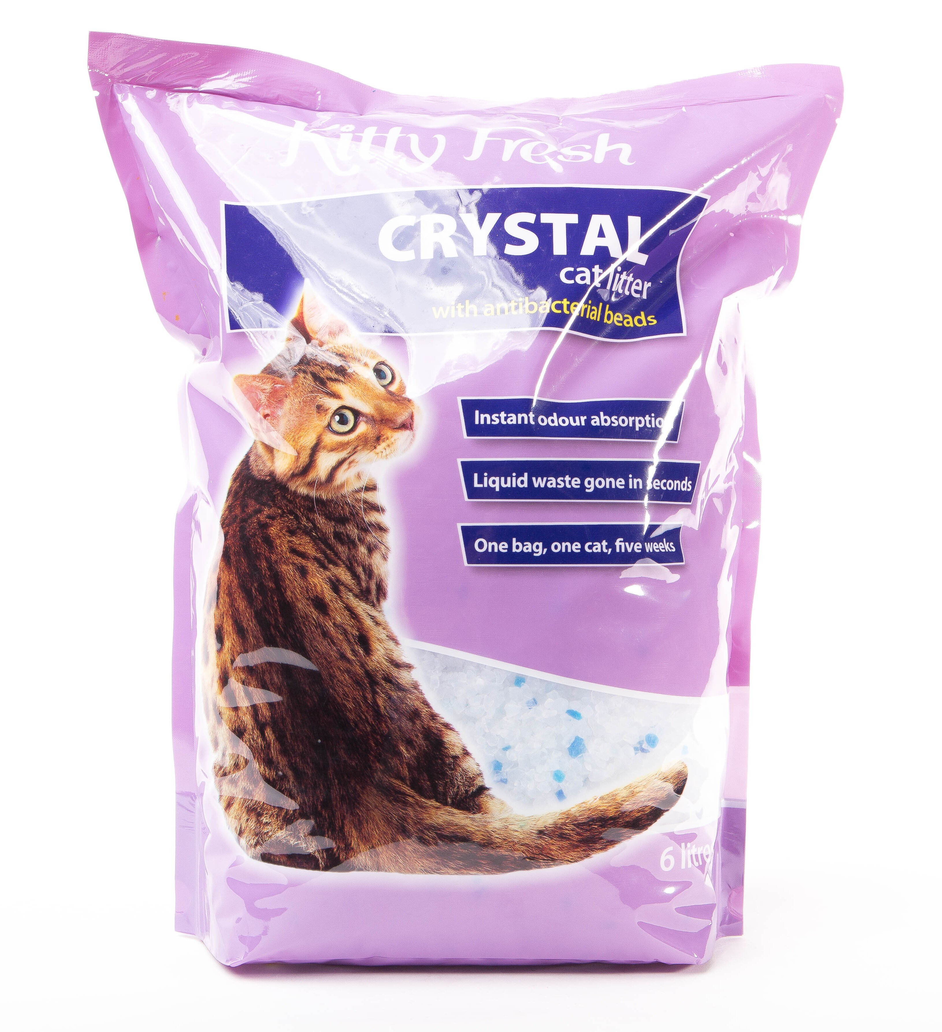 So Phresh Scoopable OdorLock Clumping Micro Crystal Cat Litter in Blue