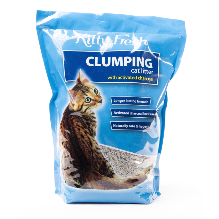Kitty Fresh Activated Charcoal Clumping Cat Litter