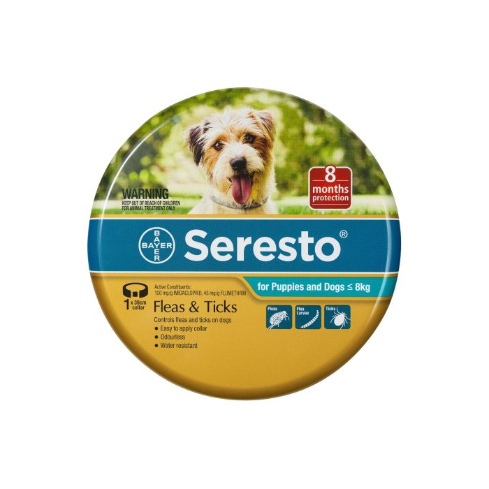 Seresto Flea Collar Puppy- Dog Under 8kg