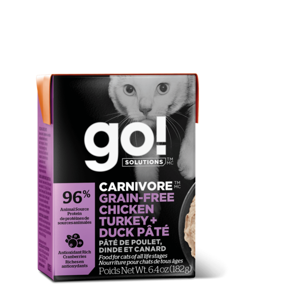 GO! Solutions Carnivore GF Chicken, Turkey + Duck Pate