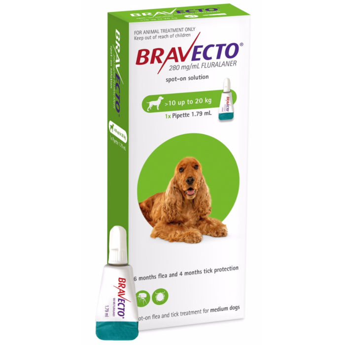 Bravecto Spot On for Dogs 10kg - 20kg 