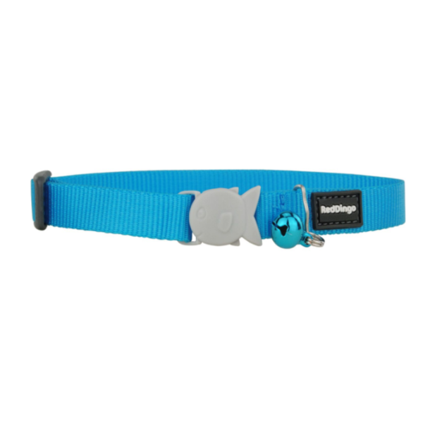 Red Dingo Cat Collar - Turquoise