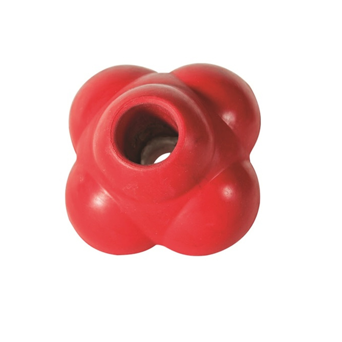 Natural Rubber Six Sided Treat Ball